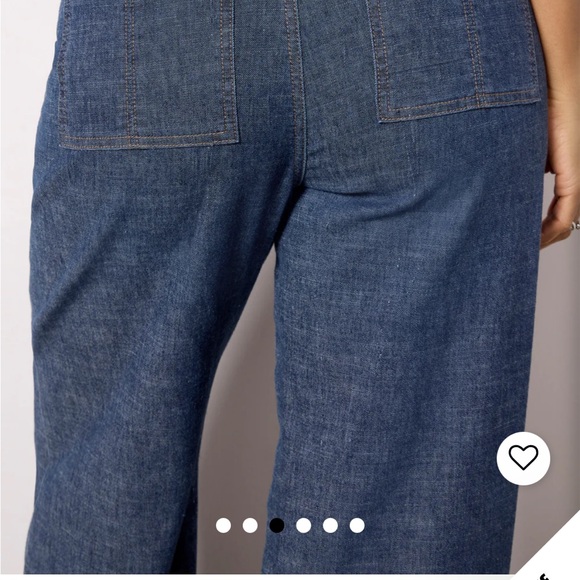 EVEREVE Joelle Stretch Wide-Leg Crop Pants in Stargazer - Picture 5 of 12